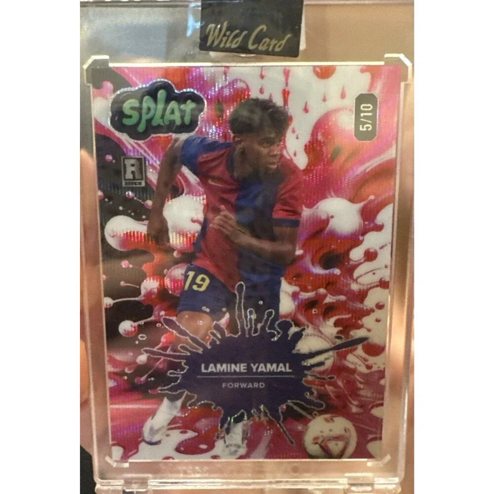 Lamine Yamal - 5/10 Splat Rookie - 2024 Wild Card